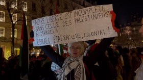 “Halte au massacre au Gaza!”: Une manifestation en soutien aux Palestiniens à Paris