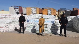 حجز أزيد من 203 طن من المواد الغذائية بتمنراست وإن قزام  (صور)