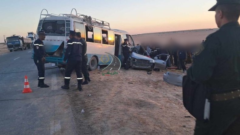 4 وفيات و10 جرحى في حادث مرور بولاية تقرت