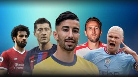 عمورة يتفوق على ليفاندوفسكي وكين ومحمد صلاح وهالاند