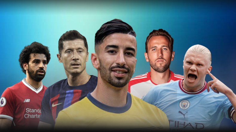 عمورة يتفوق على ليفاندوفسكي وكين ومحمد صلاح وهالاند