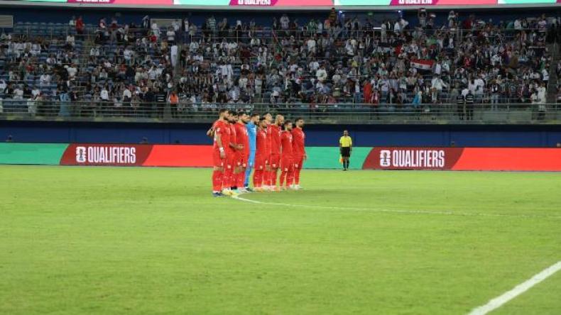 قدوم منتخب فلسطين إلى الجزائر