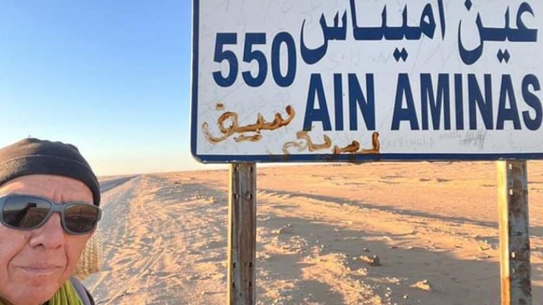 هكذا سافر “كريمو” من العاصمة إلى جانت على قدميه