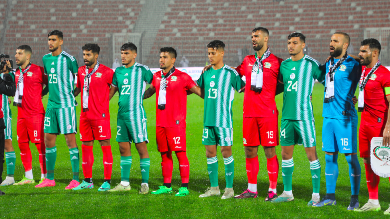 منتخب فلسطين ينهي تربصه التحضيري ويغادر الجزائر