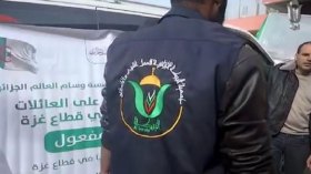 جمعية البركة تواصل إعانة العائلات النازحة بقطاع غزة