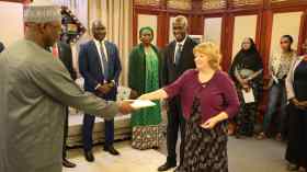 السفيرة الأمريكية بالنيجر تقدّم أوراق اعتمادها