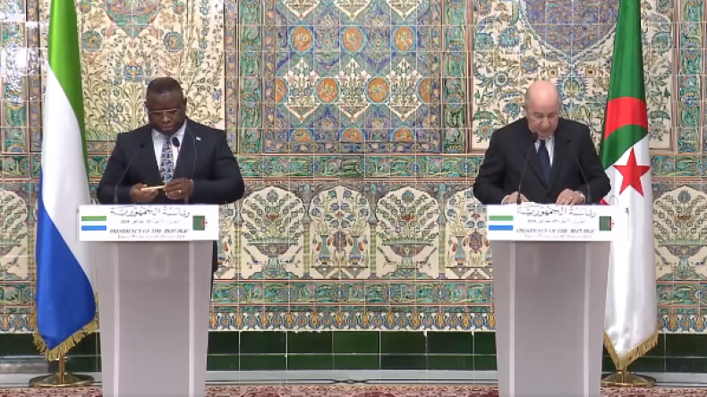الرئيس تبون: هذا ما ستفعله الجزائر وسيراليون في مجلس الأمن من أجل فلسطين