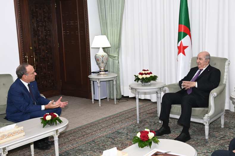 L’ambassadeur d’Italie rend une visite d’adieu au président Tebboune