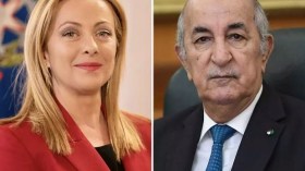 Le président de la République reçoit un appel téléphonique de la présidente du Conseil des ministres italien