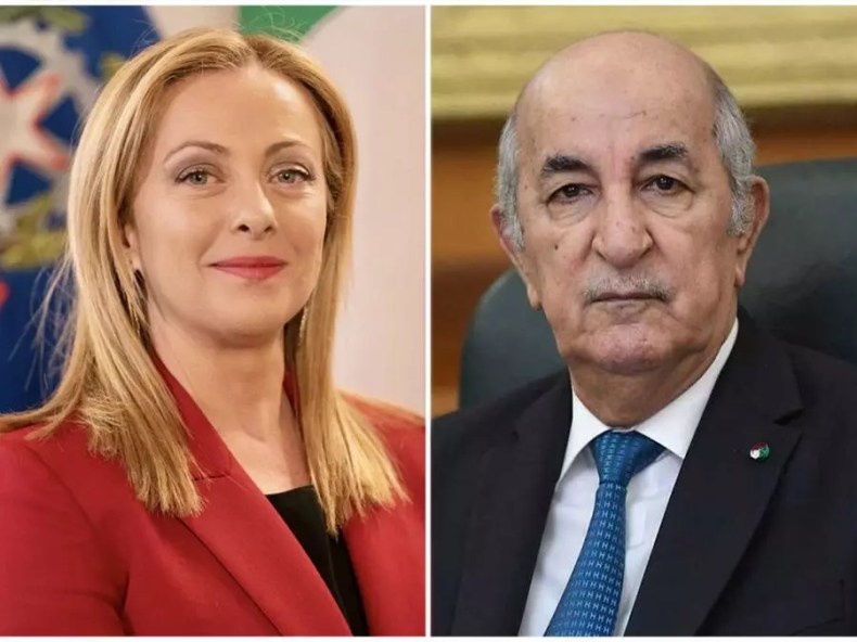 Le président de la République reçoit un appel téléphonique de la présidente du Conseil des ministres italien