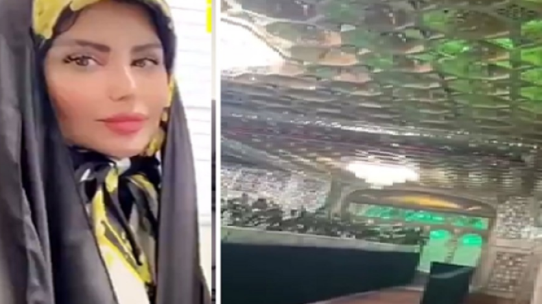 إطلالة حليمة بولند بالحجاب من إيران تثير الجدل.. هل تم فرضه عليها؟ (فيديو)