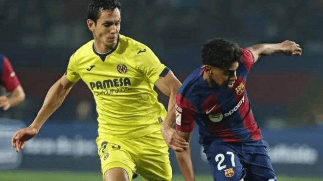 ماندي يشارك ويفوز مع فياريال أمام برشلونة