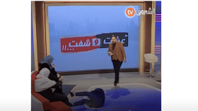 بالفيديو.. جزائري يبكي المتابعين بعد إغمائه في برنامج الشروق بسبب زوجته!