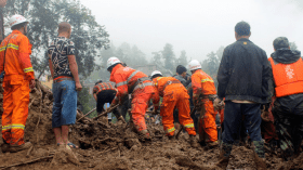 الصين.. 47 شخصا في عداد المفقودين بعد انهيار أرضي