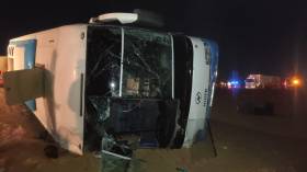 إثر اصطدامها بجمل.. انقلاب حافلة بتقرت يخلف 15 جريحا