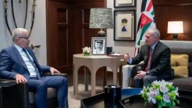 Boughali reçu par le roi de Jordanie