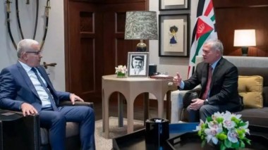 Boughali reçu par le roi de Jordanie