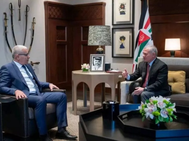 Boughali reçu par le roi de Jordanie