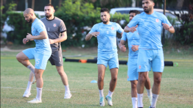 بالصور.. أول حصة تدريبية لشباب بلوزداد بتنزانيا