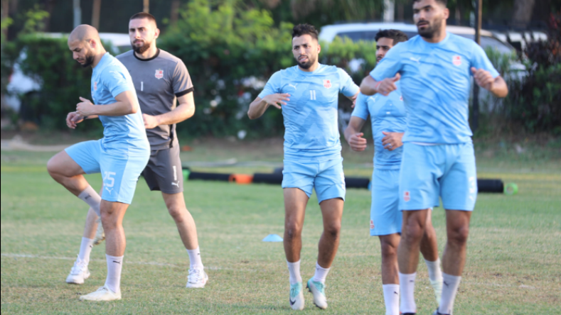بالصور.. أول حصة تدريبية لشباب بلوزداد بتنزانيا