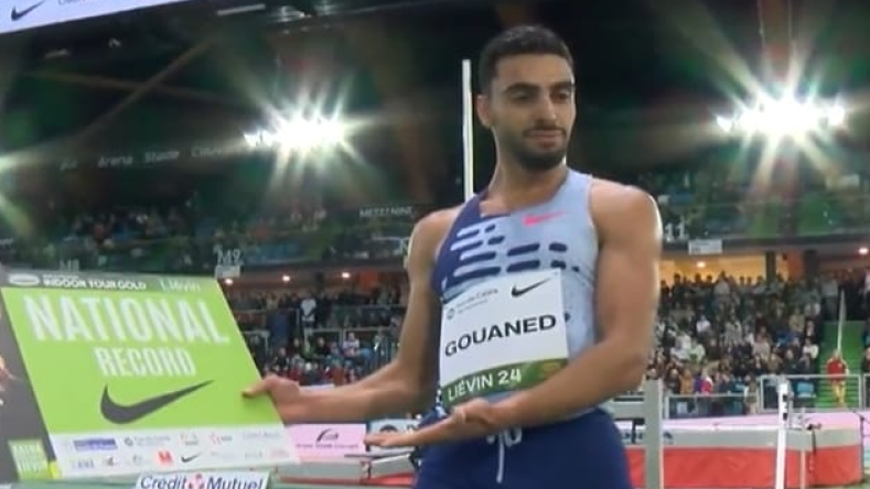 العداء الجزائري قواند يحقق رقما قياسيا وطنيا وثاني أفضل نتيجة عالمية