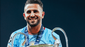 مانشستر سيتي يهنئ محرز