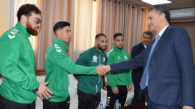 الوزير حماد يستقبل أبطال الجزائر في المصارعة الحرة