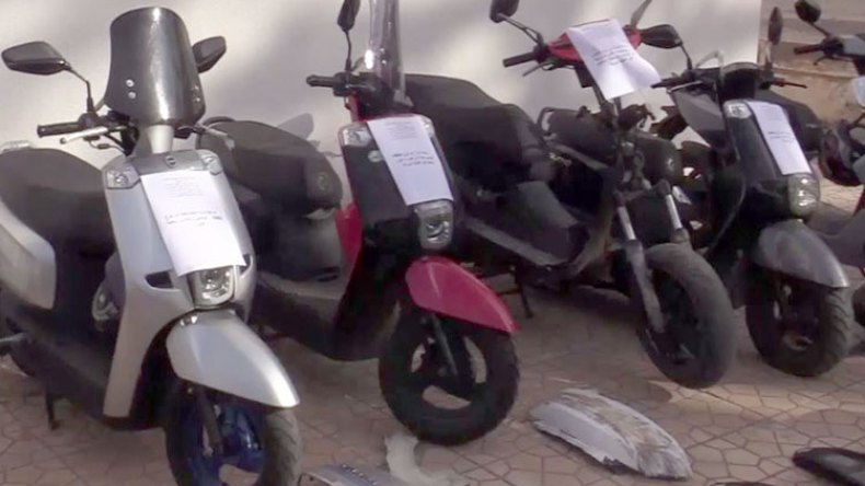 حجز 108 دراجة نارية مفككة محل بحث من الأنتربول