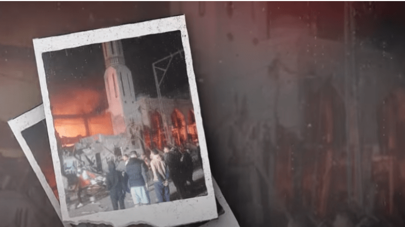 الاحتلال يستهدف رمزا للجزائريين بغزة.. قصف مسجد الشيخ محفوظ نحناح (فيديو)