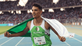 تريكي يحتل المركز الثاني في الوثب الثلاثي بملتقى ليفين