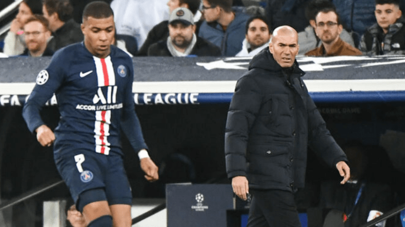 زيدان يعلّق على أنباء انتقال مبابي إلى ريال مدريد