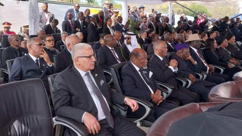 بوغالي يلتقي الرئيس الناميبي الأسبق ونائب رئيس ناميبيا