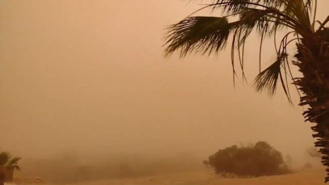 تنبيه: رياح قوية وزوابع رملية عبر 3 ولايات