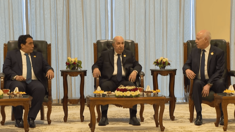 لقاء ثلاثي يجمع الرئيس تبون ونظيره التونسي ورئيس المجلس الرئاسي الليبي