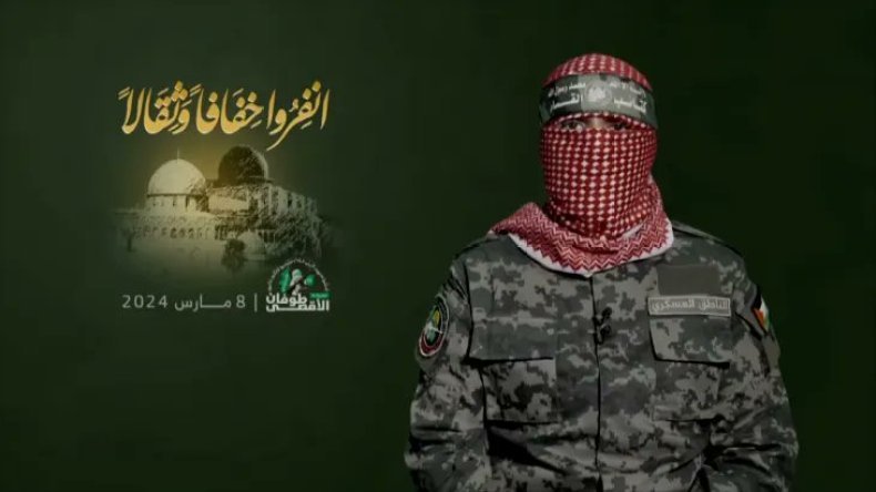 بالفيديو.. أبو عبيدة في خطاب ناري مساء الثامن من مارس!