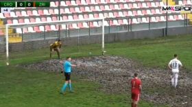 بِالفيديو: ضجّة في السّاحة الكروية الكرواتية بِسبب هذه المباراة