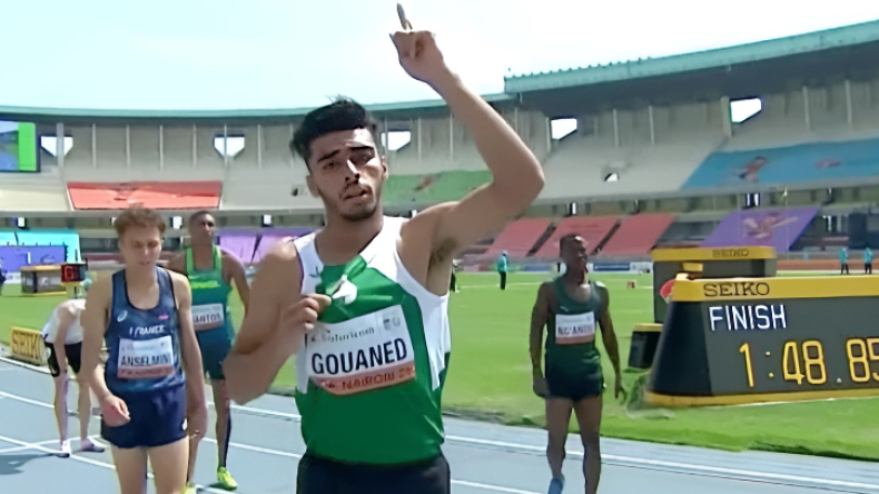 بِالفيديو: إصابة تُقصي العدّاء قواند في بطولة العالم