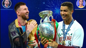 البرازيلي رونالدو يفاضل بين كريستيانو وميسي