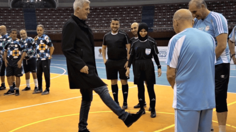 بالصور.. بيتكوفيتش حاضر في افتتاح دورة الصحافة لكرة القدم