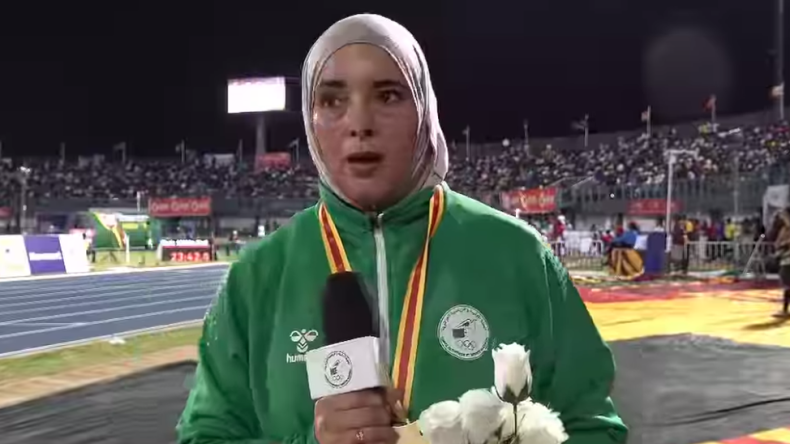 الجزائرية طاطار تتوج بالذهبية وتحطم الرقم القياسي للألعاب الإفريقية(فيديو)