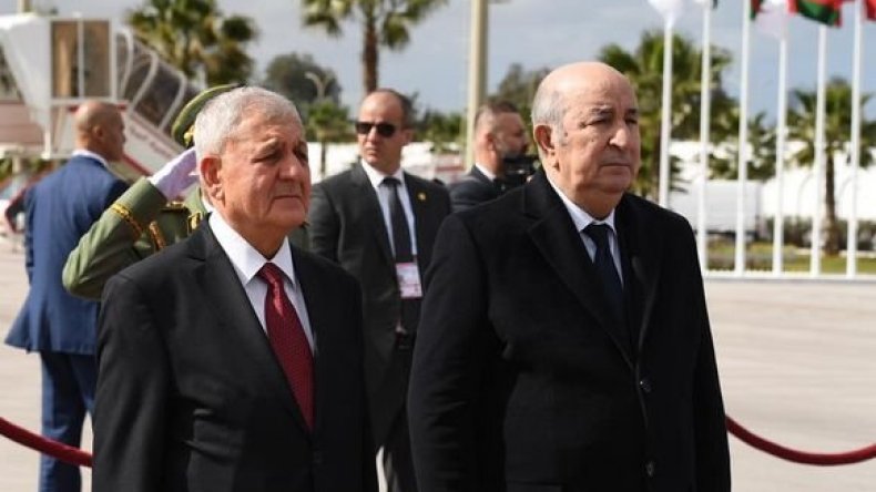 الرئيس تبون يستقبل نظيره العراقي