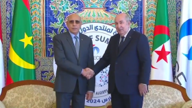 الرئيس تبون يستقبل نظيره الموريتاني