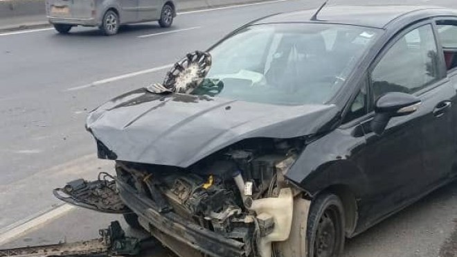 8 جرحى من عائلة واحدة في حادث مرور بالبويرة
