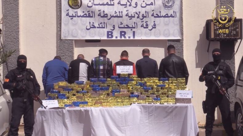 حجز قنطار و48 كغ من المخدرات في تلمسان