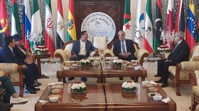 العرباوي يستقبل الرئيس البوليفي
