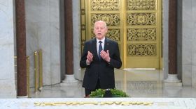 قيس سعيّد يعلن نيته بالترشّح لعهدة ثانية في رئاسة تونس