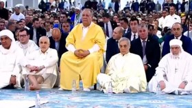 Larbaoui préside une cérémonie religieuse à l’occasion de la célébration de Laylat Al-Qadr