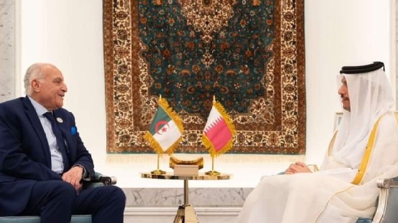 مباحثات جزائرية قطرية حول غزة