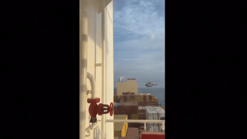 Un navire “lié” à Israël saisi par Téhéran (VIDEO)