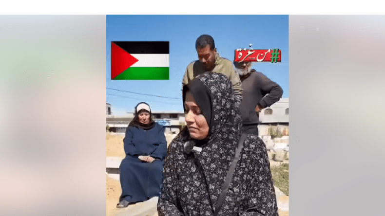 بالفيديو.. سيدة جزائرية توفي عنها زوجها في غزة تكشف مأساتها